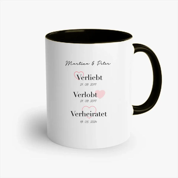 Personalisierte Tasse Hochzeit - VVV
