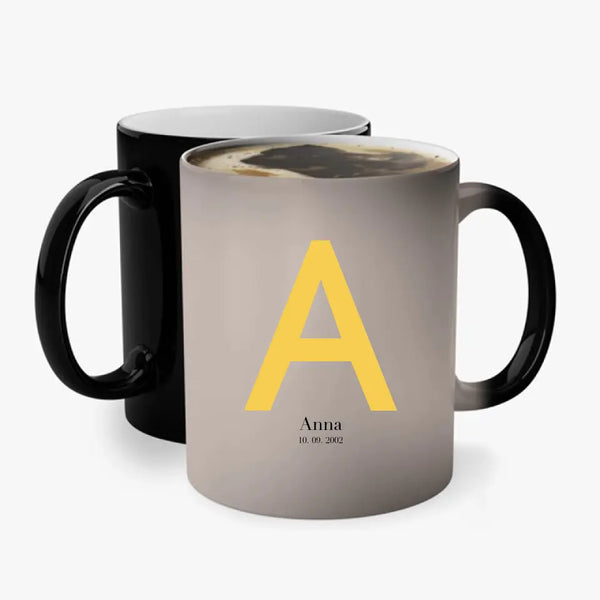 Personalisierte Tasse Alle - Initialenbild