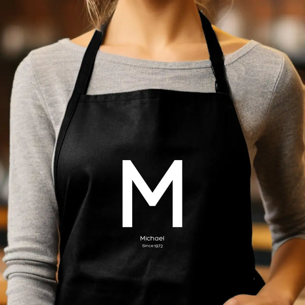 Personalisierte Grillschürze Alle - Initialenbild