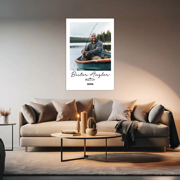 Personalisiertes Bild Angeln - Bester Angler