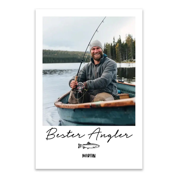 Personalisiertes Bild Angeln - Bester Angler
