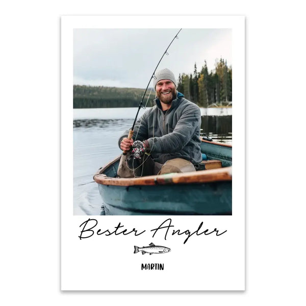 Personalisiertes Bild Angeln - Bester Angler