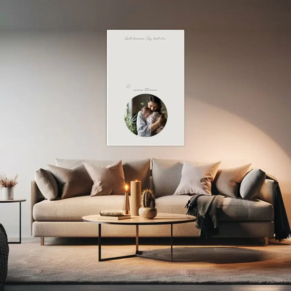 Personalisiertes Bild Muttertag - Tag an dem du meine Mama wurdest