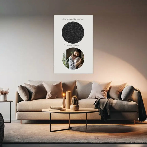 Personalisiertes Bild Muttertag - Tag an dem du meine Mama wurdest