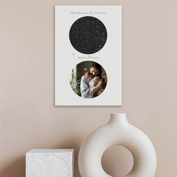 Personalisiertes Bild Muttertag - Tag an dem du meine Mama wurdest