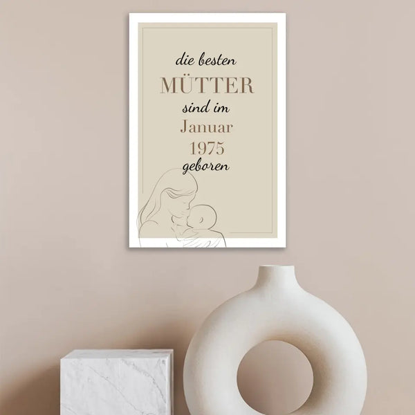 Personalisiertes Bild Muttertag - Die besten Mütter