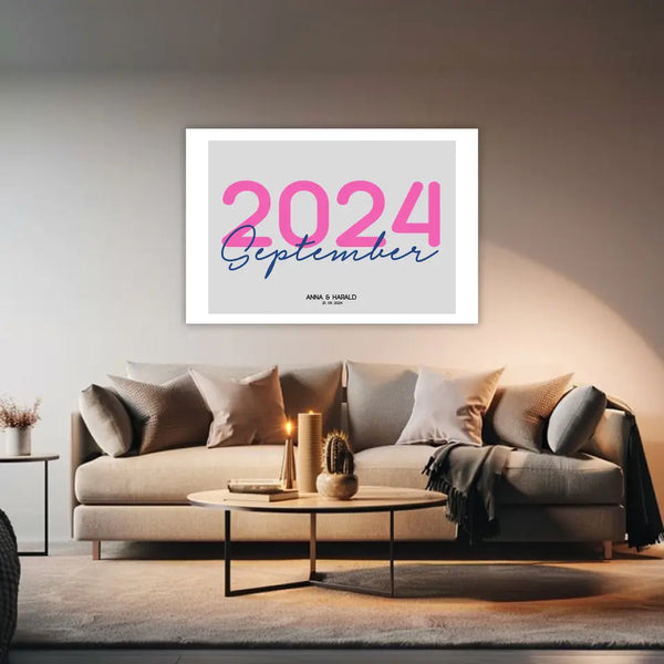 Personalisiertes Bild Hochzeit - Jahrestag