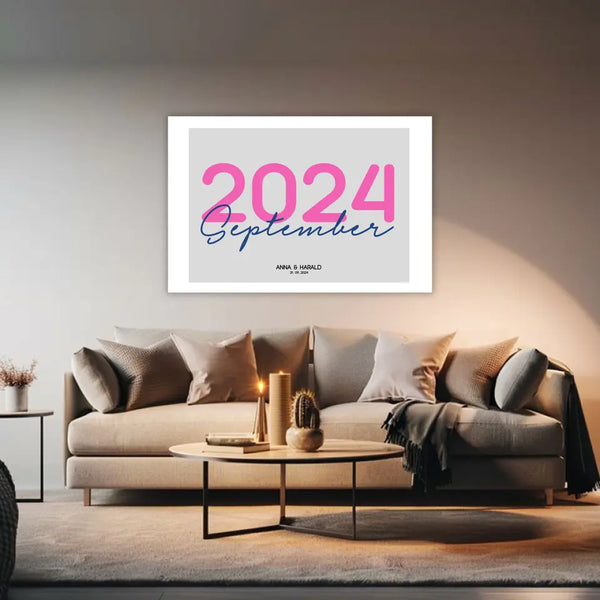 Personalisiertes Bild Hochzeit - Jahrestag