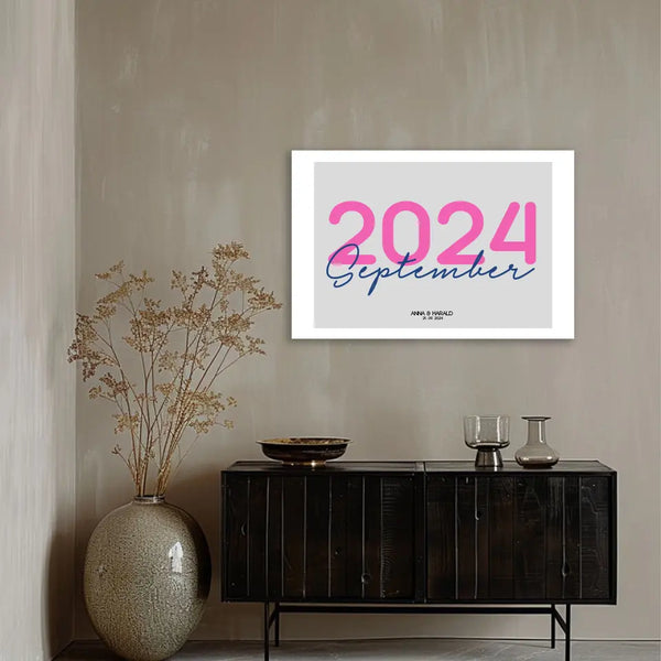 Personalisiertes Bild Hochzeit - Jahrestag