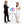 Laden Sie das Bild in den Galerie-Viewer, Fingerabdruck-Leinwand Hochzeit - Initianlenbild Paar