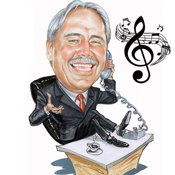 Singende Karikatur Im Büro (cdi194)  - Persönlicher Song mit individuellem Text und einzigartiger Melodie