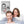 Laden Sie das Bild in den Galerie-Viewer, Karikatur vom Foto - Am Strand mit Cocktail Zeichnung mit rot (ca102couple-pen-red) - Lustige individuelle Karikatur vom eigenen Foto