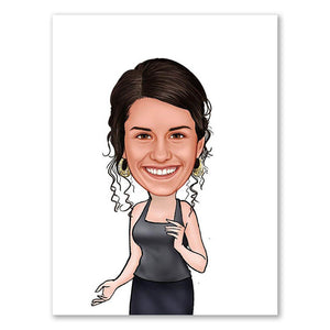 Karikatur vom Foto - Just you (ca428) - Lustige individuelle Karikatur vom eigenen Foto