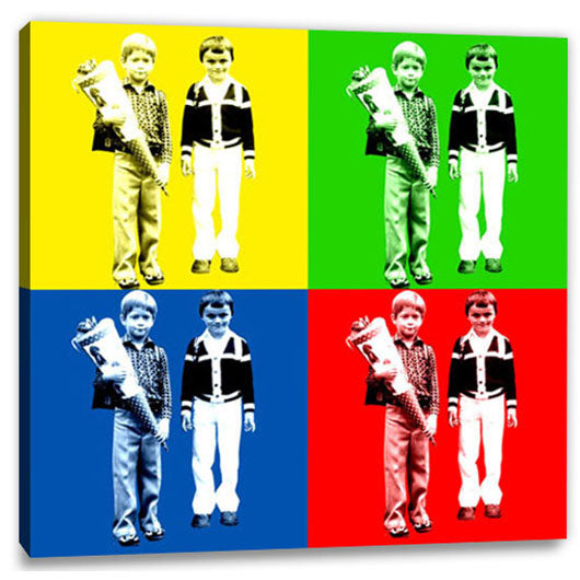 Pop-Art vom Foto - 4-Warhol plus 17 (wpl-4-17) - Künstlerisches Pop-Art Bild vom eigenen Foto