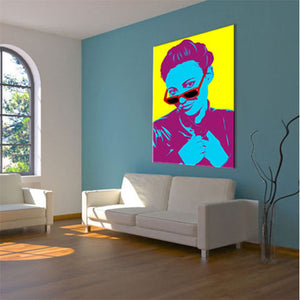 Pop-Art vom Foto - 1-Warhol pure 02 (wpu-1-02) - Künstlerisches Pop-Art Bild vom eigenen Foto