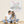 Laden Sie das Bild in den Galerie-Viewer, Fingerabdruck-Leinwand - Hochzeitstauben Grau - Fingerabdruck Leinwand