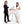 Laden Sie das Bild in den Galerie-Viewer, Fingerabdruck-Leinwand - Hochzeitstauben Balken Rot - Fingerabdruck Leinwand