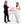 Laden Sie das Bild in den Galerie-Viewer, Fingerabdruck-Leinwand - Hochzeitstauben pink - Fingerabdruck Leinwand
