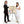 Laden Sie das Bild in den Galerie-Viewer, Fingerabdruck-Leinwand - Vogelhochzeit - Fingerabdruck Leinwand