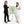 Laden Sie das Bild in den Galerie-Viewer, Fingerabdruck-Leinwand - Verliebte Herzen - Fingerabdruck Leinwand