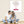 Laden Sie das Bild in den Galerie-Viewer, Fingerabdruck-Leinwand - Schwan Pink - Fingerabdruck Leinwand