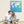 Laden Sie das Bild in den Galerie-Viewer, Fingerabdruck-Leinwand - Weltkarte Modern - Fingerabdruck Leinwand