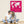 Laden Sie das Bild in den Galerie-Viewer, Fingerabdruck-Leinwand - Weltkarte Pink - Fingerabdruck Leinwand