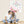 Laden Sie das Bild in den Galerie-Viewer, Fingerabdruck-Leinwand - Rosa Blumen - Fingerabdruck Leinwand