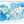 Laden Sie das Bild in den Galerie-Viewer, Fingerabdruck-Leinwand - Weltkarte Blau - Fingerabdruck Leinwand