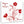 Laden Sie das Bild in den Galerie-Viewer, Fingerabdruck-Leinwand - Blume Rot - Fingerabdruck Leinwand