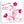 Laden Sie das Bild in den Galerie-Viewer, Fingerabdruck-Leinwand - Blume Rosa - Fingerabdruck Leinwand