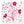 Laden Sie das Bild in den Galerie-Viewer, Fingerabdruck-Leinwand - Blume Rosa - Fingerabdruck Leinwand