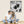 Laden Sie das Bild in den Galerie-Viewer, Fingerabdruck-Leinwand - Zwei Herzen SW - Fingerabdruck Leinwand