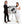 Laden Sie das Bild in den Galerie-Viewer, Fingerabdruck-Leinwand - Zwei Herzen SW - Fingerabdruck Leinwand