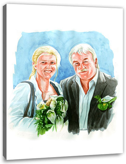Digitales Aquarell-Portrait (d-aqu)