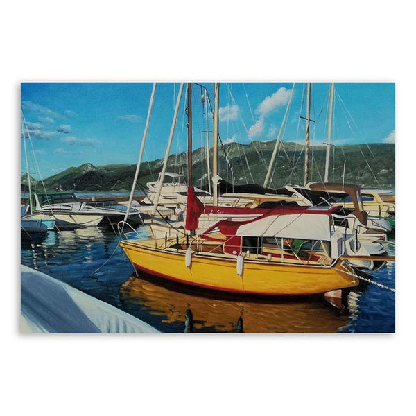 Gebäude und Fahrzeuge malen lassen - Ölgemälde