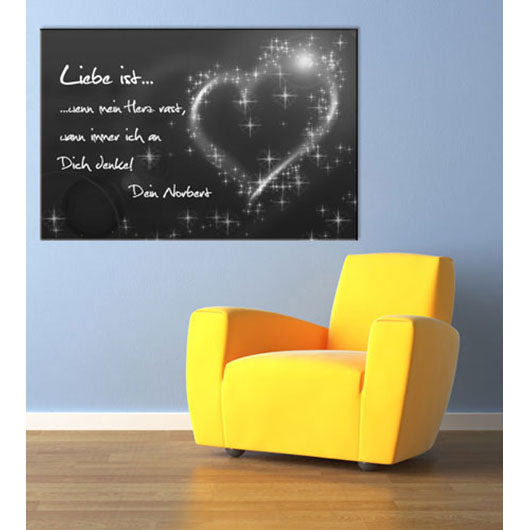 Persönliche Textbotschaft - Liebesbotschaft 104 SW - Romantische Liebesbotschaft