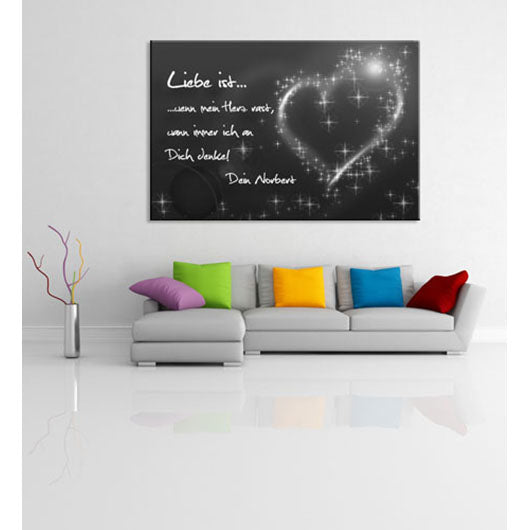 Persönliche Textbotschaft - Liebesbotschaft 104 SW - Romantische Liebesbotschaft