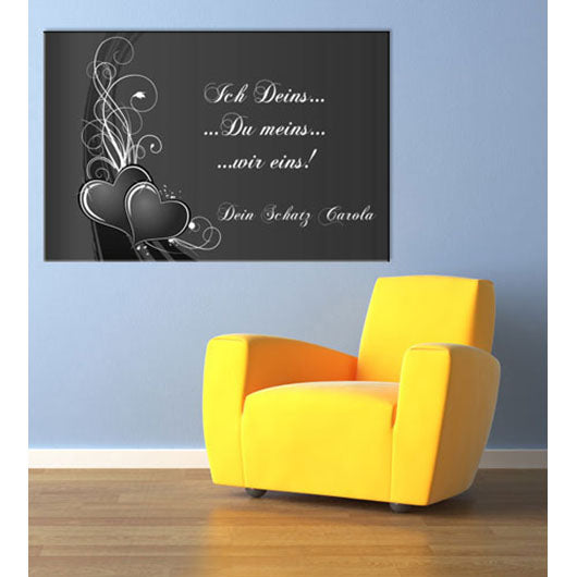 Persönliche Textbotschaft - Liebesbotschaft 110 SW - Romantische Liebesbotschaft