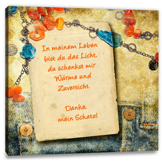 Persönliche Textbotschaft - Liebesbotschaft 124 - Romantische Liebesbotschaft