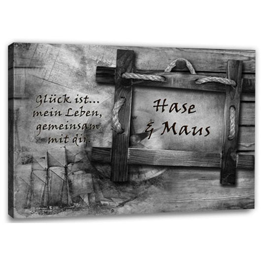 Persönliche Textbotschaft - Liebesbotschaft 126_sw - Romantische Liebesbotschaft