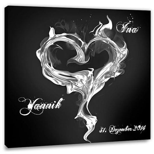 Persönliche Textbotschaft - Liebesbotschaft 156_sw - Romantische Liebesbotschaft