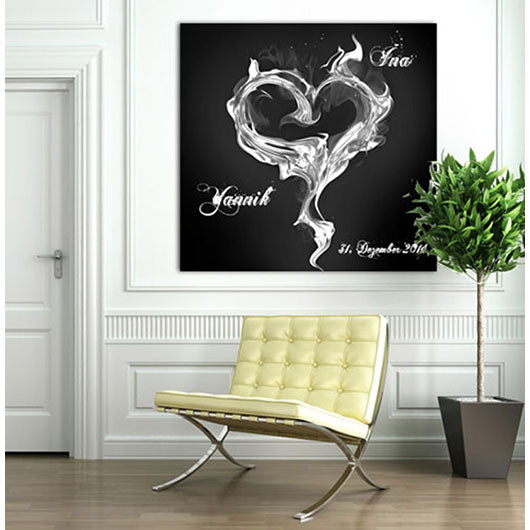 Persönliche Textbotschaft - Liebesbotschaft 156_sw - Romantische Liebesbotschaft