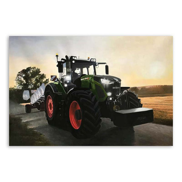 Gebäude und Fahrzeuge malen lassen - Ölgemälde