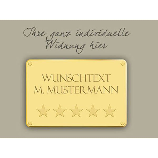Persönliche Textbotschaft - 5 Sterne - Romantische Liebesbotschaft