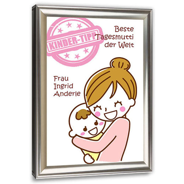 Persönliche Textbotschaft - Beste Tagesmutti - Romantische Liebesbotschaft