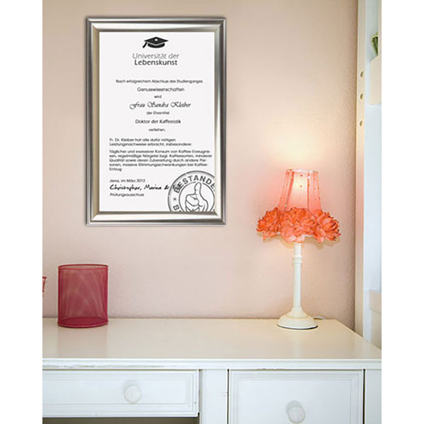 Persönliche Textbotschaft - Doktor - Rahmen gedruckt - Romantische Liebesbotschaft