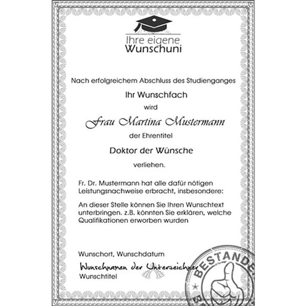 Persönliche Textbotschaft - Doktor - Textur - Romantische Liebesbotschaft