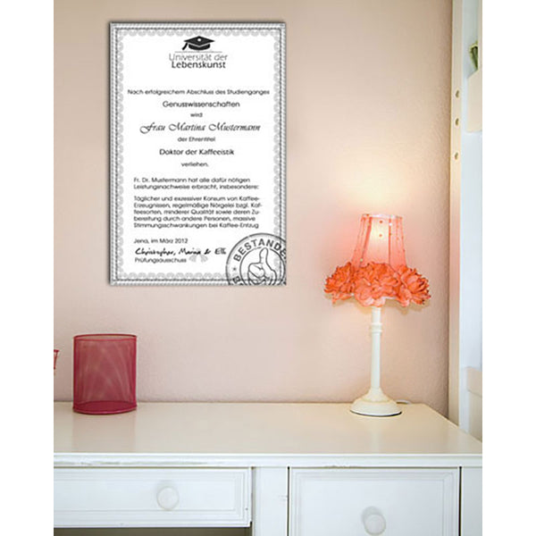 Persönliche Textbotschaft - Doktor - Textur - Romantische Liebesbotschaft