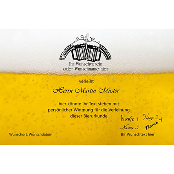 Persönliche Textbotschaft - Trinkfestigkeit - Romantische Liebesbotschaft